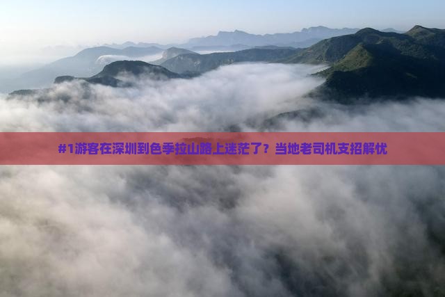 #1游客在深圳到色季拉山路上迷茫了？当地老司机支招解忧
