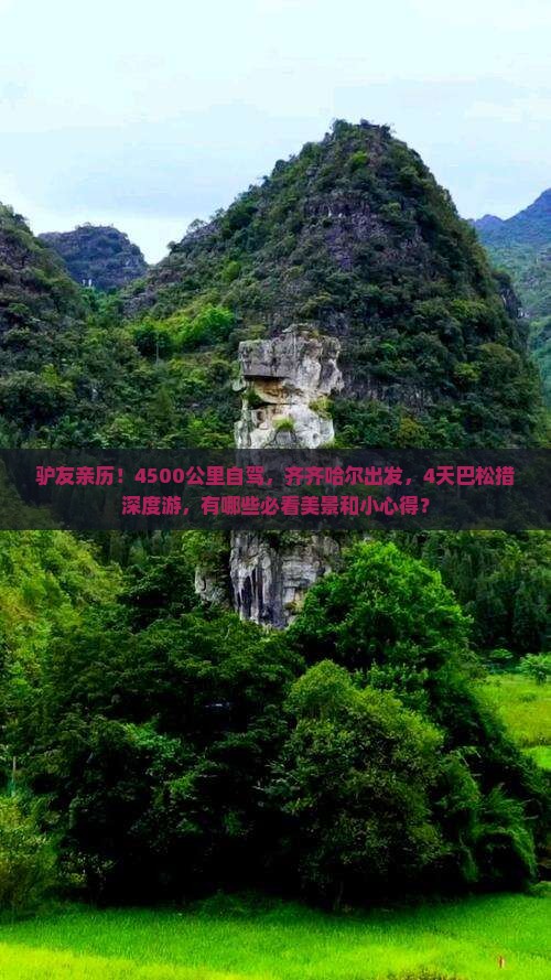 驴友亲历！4500公里自驾，齐齐哈尔出发，4天巴松措深度游，有哪些必看美景和小心得？