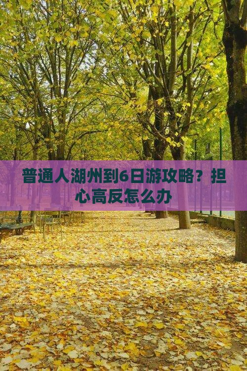 普通人湖州到6日游攻略？担心高反怎么办