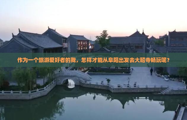 作为一个旅游爱好者的我，怎样才能从阜阳出发去大昭寺畅玩呢？