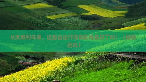 武威到西藏珠峰大本营自由行