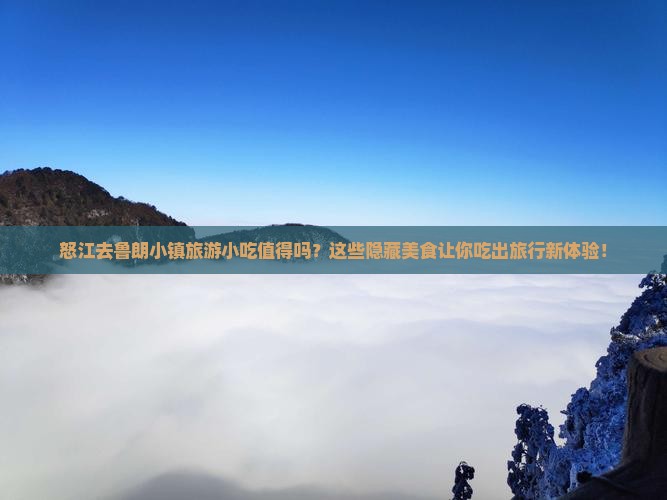 怒江去西藏鲁朗小镇旅游小吃