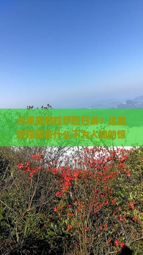 恩施到西藏拉萨四日游