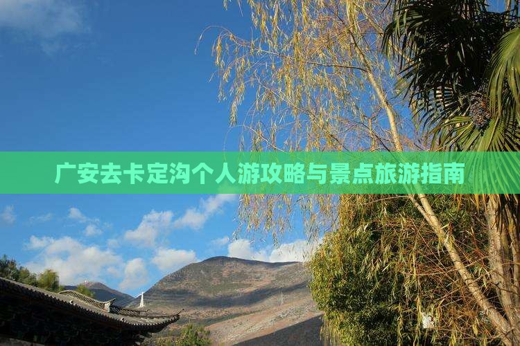 广安去西藏卡定沟个人游