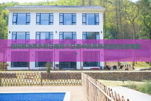 如何解决萍乡到日喀则六日游中的高原反应和住宿难题？