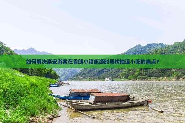 如何解决泰安游客在鲁朗小镇旅游时寻找地道小吃的痛点？