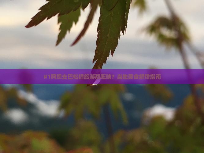 #1阿坝去巴松措旅游都吃啥？当地美食解馋指南
