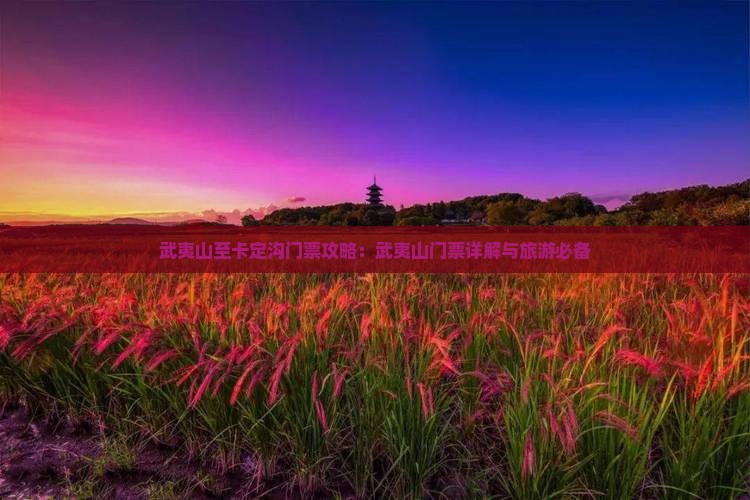 武夷山至卡定沟门票攻略：武夷山门票详解与旅游必备