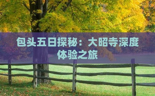 包头五日探秘：大昭寺深度体验之旅
