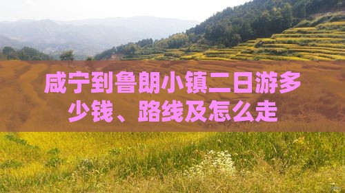 咸宁到鲁朗小镇二日游多少钱、路线及怎么走