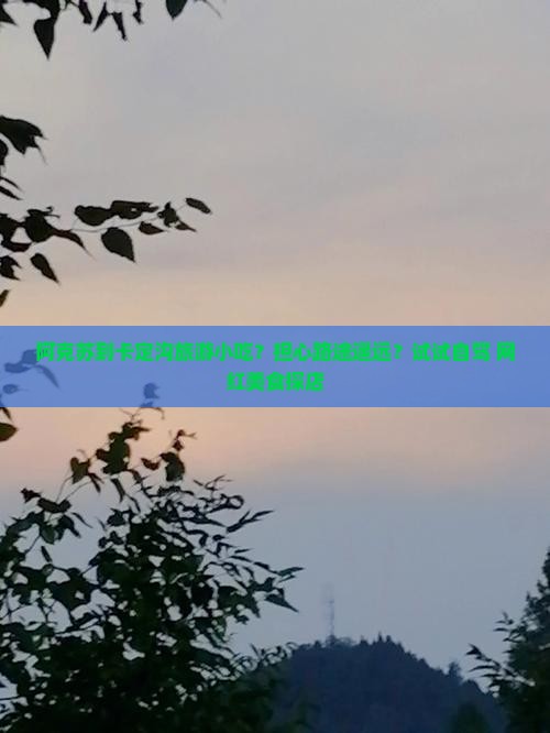 阿克苏到卡定沟旅游小吃？担心路途遥远？试试自驾+网红美食探店