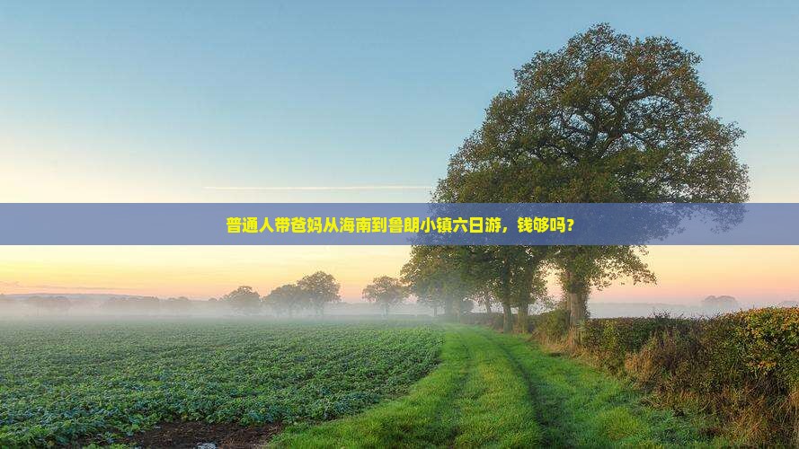 普通人带爸妈从海南到鲁朗小镇六日游，钱够吗？