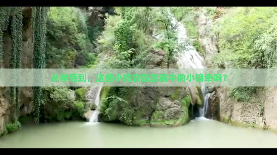 从孝感到，这些小吃会是旅途中的小确幸吗？