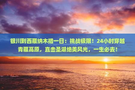 银川到西藏纳木措一日