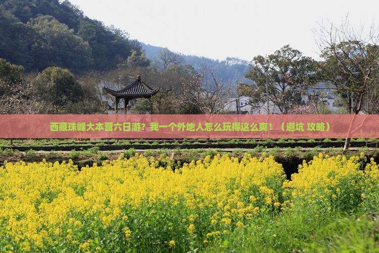 宜春去西藏珠峰大本营六日游
