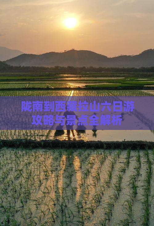 陇南到西藏色季拉山六日游