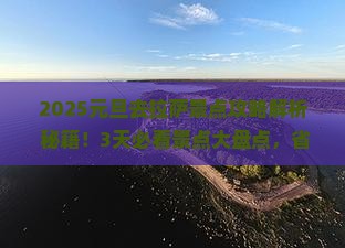 元旦去西藏拉萨景点