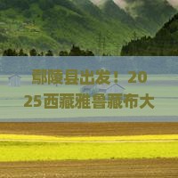 鄢陵县去西藏雅鲁藏布大峡谷六日游