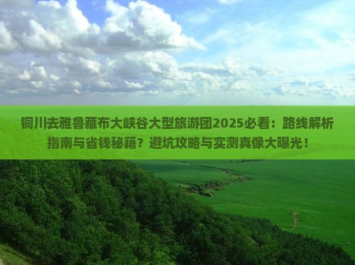 铜川去西藏雅鲁藏布大峡谷大型旅游团