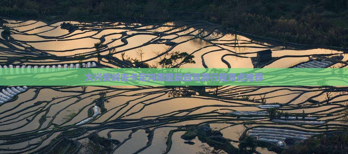 大兴安岭去卡定沟哪里玩自驾游行程景点推荐