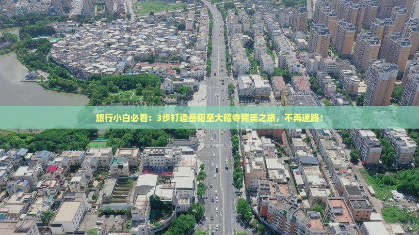旅行小白必看：3步打造岳阳至大昭寺完美之旅，不再迷路！