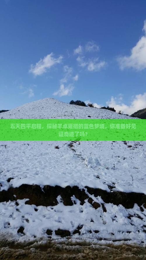 五天四平启程，探秘羊卓雍措的蓝色梦境，你准备好见证奇迹了吗？
