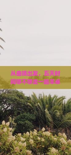 从曲靖出发，五天时间够不够走一趟羊卓雍措？