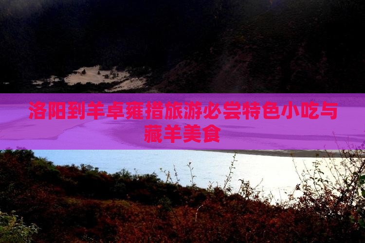 洛阳到羊卓雍措旅游必尝特色小吃与藏羊美食