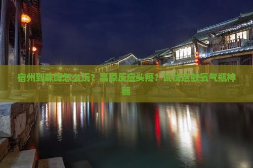 宿州到珠峰怎么玩？高原反应头疼？试试这款氧气瓶神器