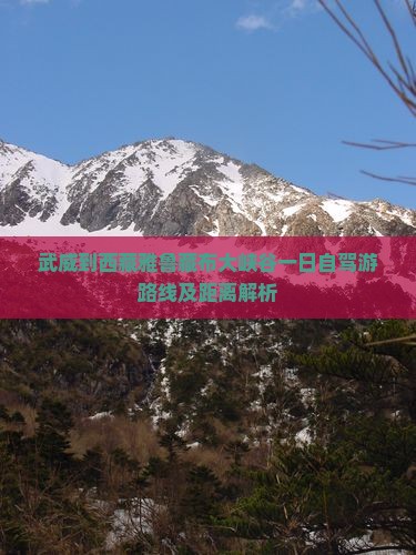 武威到西藏雅鲁藏布大峡谷一日
