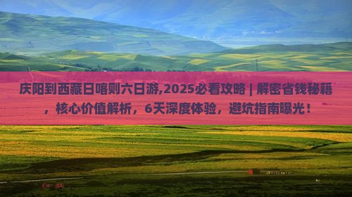 庆阳到西藏日喀则六日游
