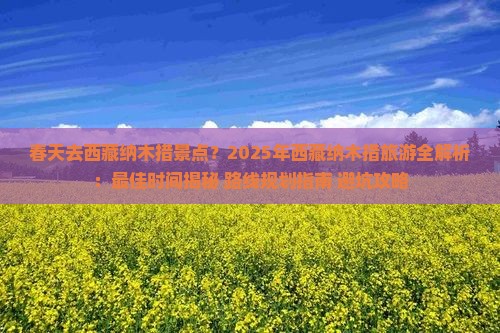 春天去西藏纳木措景点