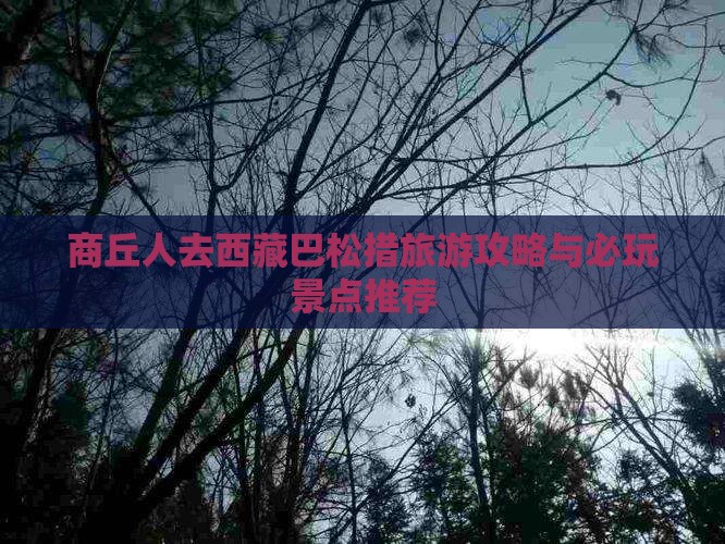 商丘去西藏巴松措哪里玩