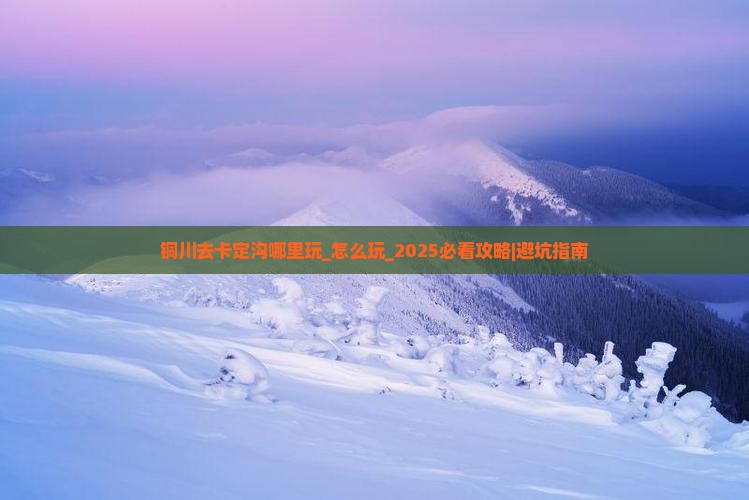 铜川去西藏卡定沟哪里玩