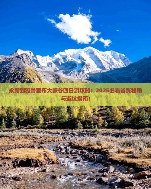 永新到西藏雅鲁藏布大峡谷四日游