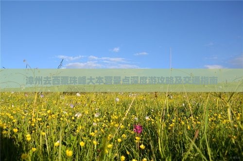 漳州去西藏珠峰大本营景点