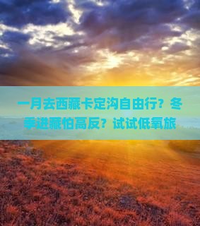 一月去西藏卡定沟自由行