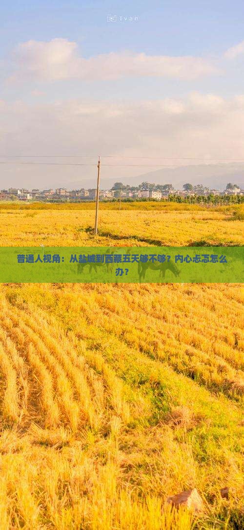 盐城去西藏五日游