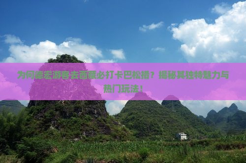 德宏去西藏巴松措必去地