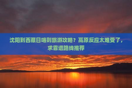 沈阳去西藏日喀则旅游