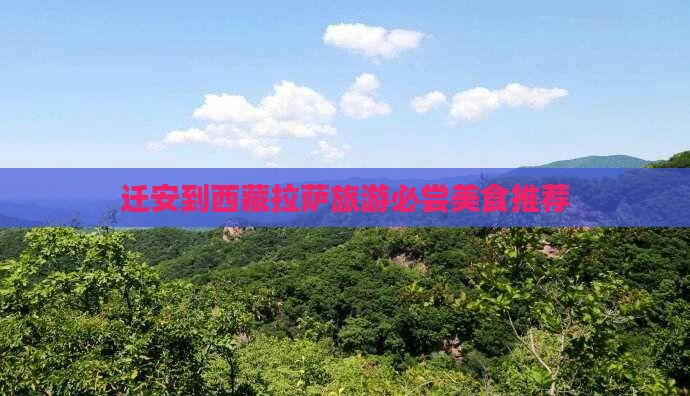 迁安去西藏拉萨旅游小吃