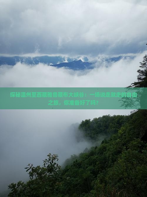 温州去西藏雅鲁藏布大峡谷自由团