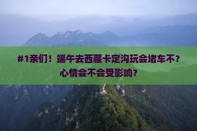 端午节到西藏卡定沟旅游