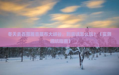 冬天去西藏雅鲁藏布大峡谷哪里玩
