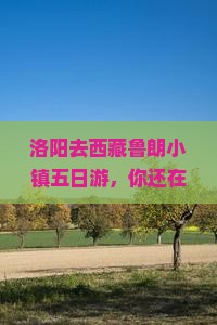 洛阳去西藏鲁朗小镇五日游