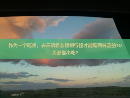 三明去西藏林芝旅游小吃