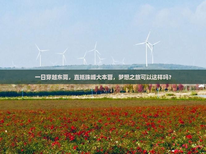 东莞到西藏珠峰大本营一日