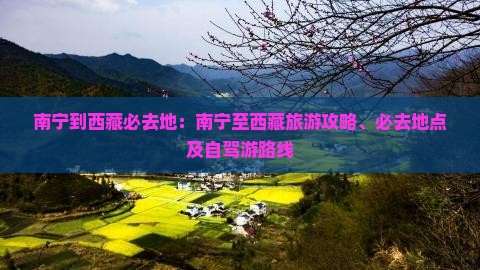 南宁到西藏必去地