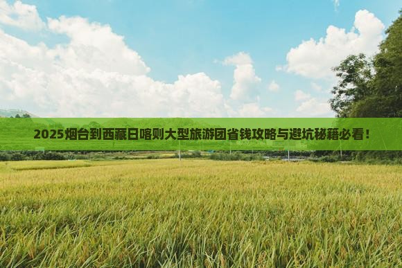 烟台到西藏日喀则大型旅游团
