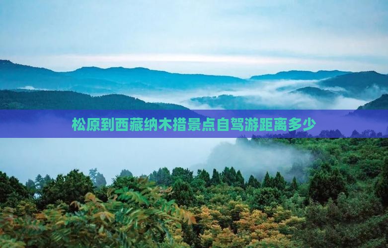 松原到西藏纳木措景点